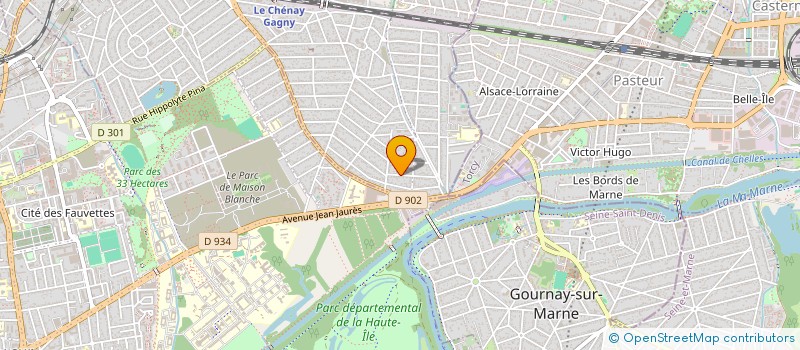 localisation de l'entreprise BAN SABAI SABAI  GAGNY