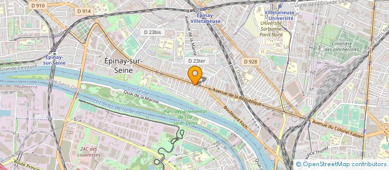 localisation de l'entreprise BANA  EPINAY-SUR-SEINE
