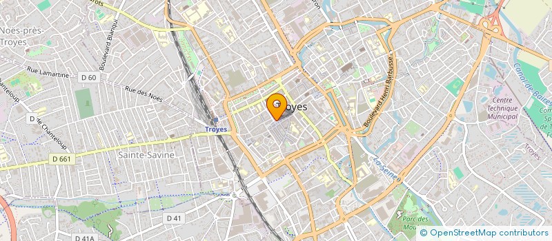 localisation de l'entreprise BANA  TROYES