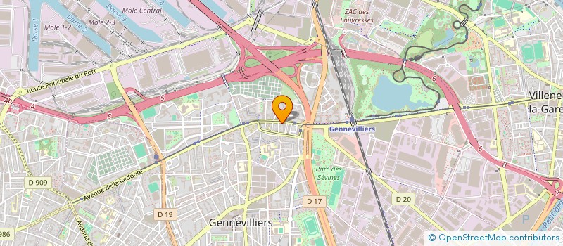 localisation de l'entreprise BANA BA PASSY à GENNEVILLIERS