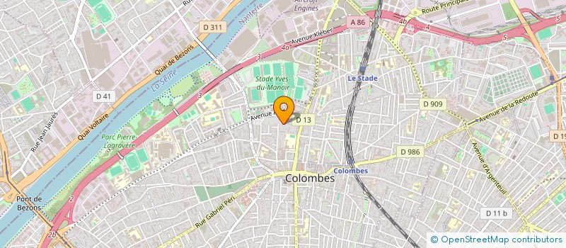 localisation de l'entreprise BANA DOL à COLOMBES