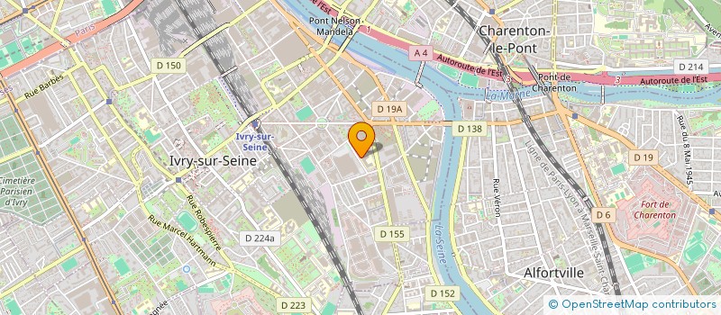 localisation de l'entreprise BANA IVRY  IVRY-SUR-SEINE