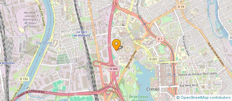 localisation de l'entreprise BANA KASA-VUBU (KV)  CRETEIL