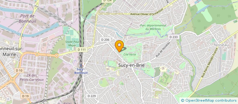 localisation de l'entreprise BANA SOLIDARITE ET CULTURE  SUCY-EN-BRIE