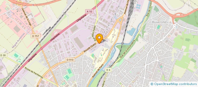 localisation de l'entreprise BANABEL  POITIERS