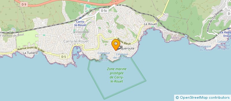 localisation de l'entreprise BANACTIV à CARRY-LE-ROUET