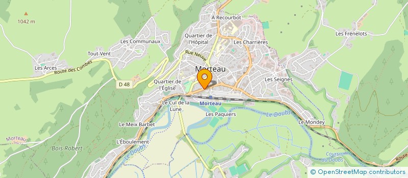 localisation de l'entreprise BANAKIN à MORTEAU