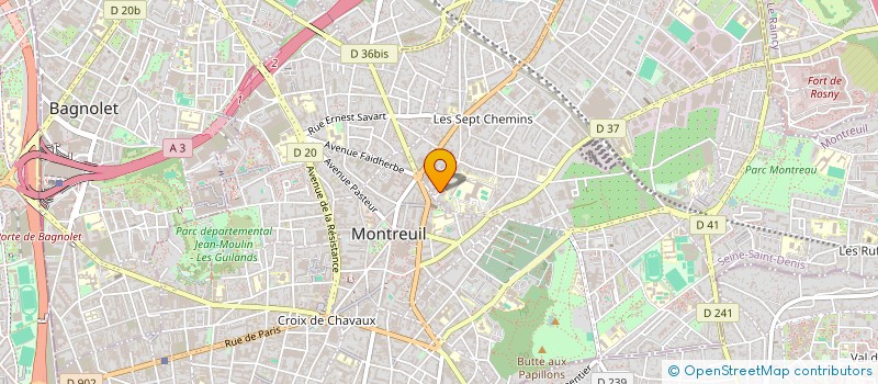localisation de l'entreprise BANAL BANCAL à MONTREUIL
