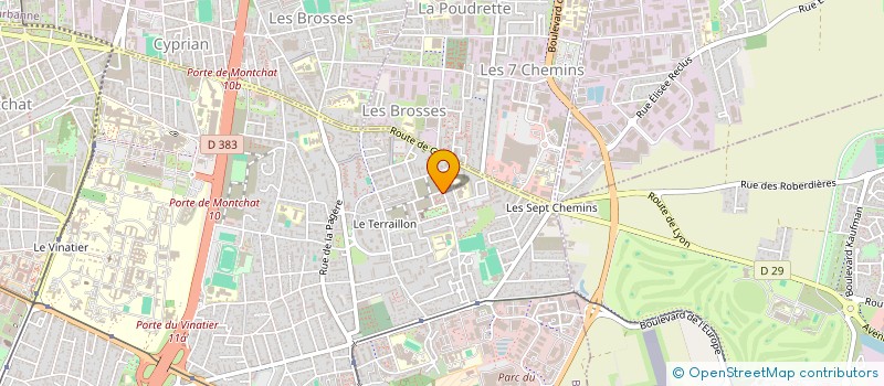 localisation de l'entreprise BANAMALY VTC à BRON