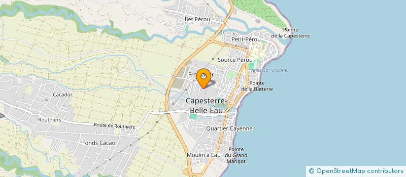localisation de l'entreprise BANAMAX à CAPESTERRE-BELLE-EAU