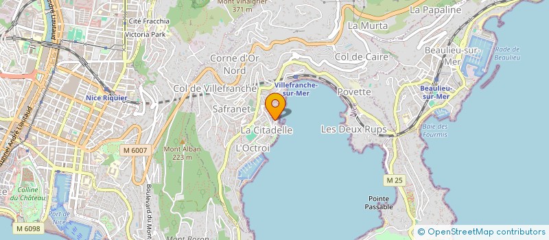 localisation de l'entreprise BANANA CAFE à VILLEFRANCHE-SUR-MER