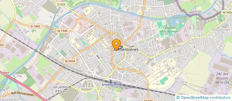 localisation de l'entreprise BANANA LAB à ARMENTIERES