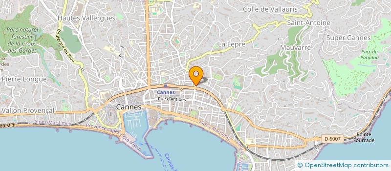 localisation de l'entreprise BANANA'S SHAKE à CANNES