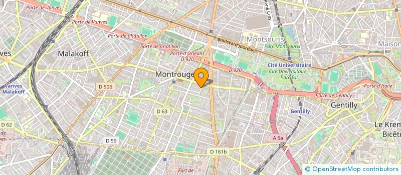 localisation de l'entreprise BANANACUBE  MONTROUGE