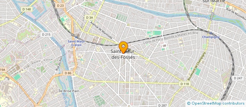 localisation de l'entreprise BANANE à SAINT-MAUR-DES-FOSSES