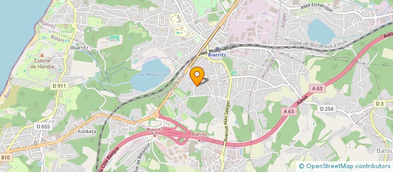 localisation de l'entreprise BANANEIRAS à BIARRITZ