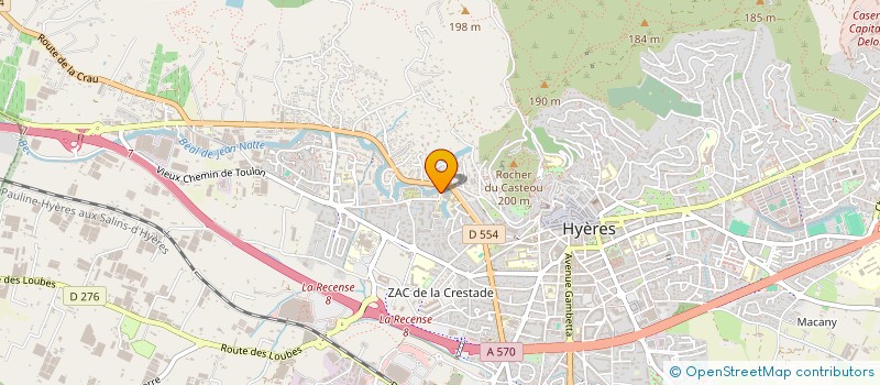 localisation de l'entreprise BANANIER  HYERES