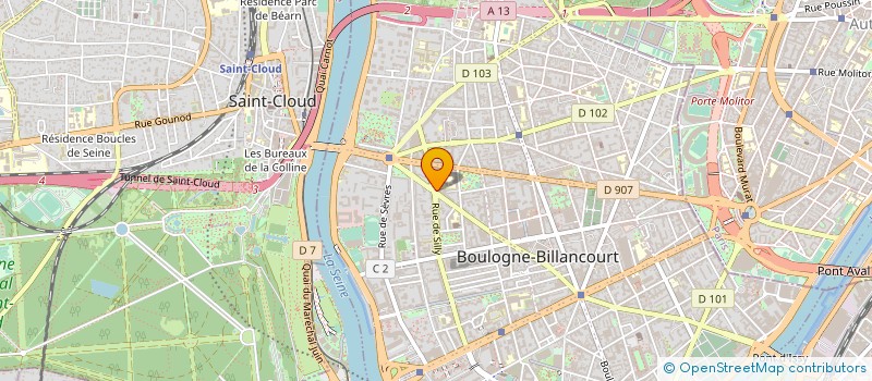 localisation de l'entreprise BANARU à BOULOGNE-BILLANCOURT