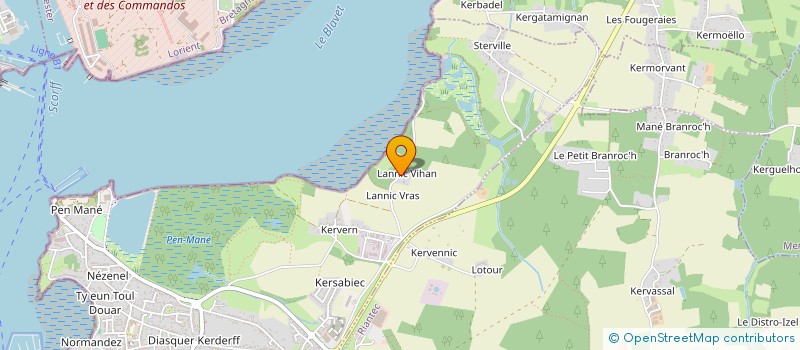 localisation de l'entreprise BANASIK MATHIEU ET ESTHER  LOCMIQUELIC