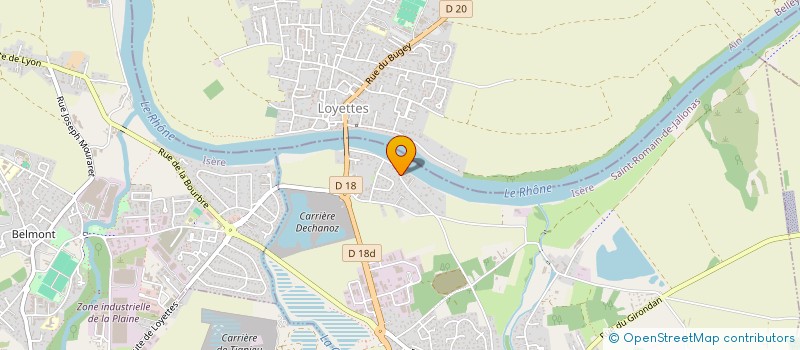 localisation de l'entreprise BANAYA  SAINT-ROMAIN-DE-JALIONAS