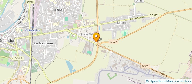 localisation de l'entreprise BANAZ à CHATEAUDUN