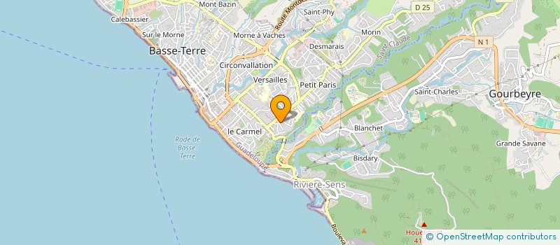 localisation de l'entreprise BANBIYO à BASSE-TERRE