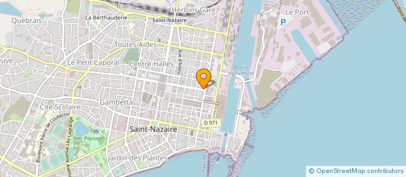 localisation de l'entreprise BANC PUBLIC à SAINT-NAZAIRE