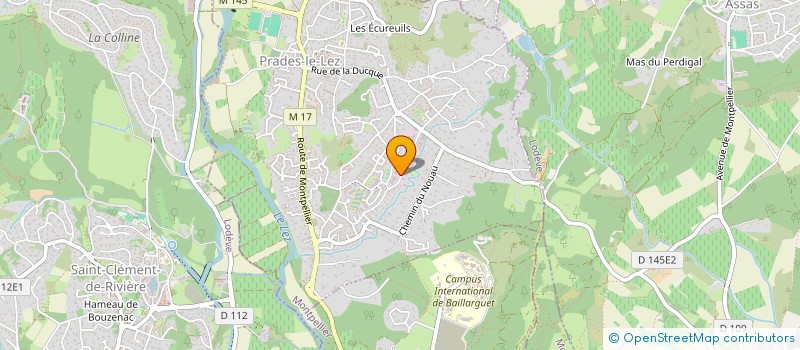 localisation de l'entreprise BANCAREL à SAINT-CLEMENT-DE-RIVIERE