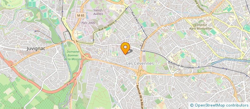 localisation de l'entreprise BANCARELSA à MONTPELLIER