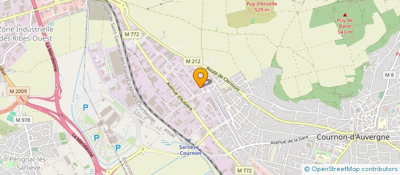 localisation de l'entreprise BANCEL  COURNON-D'AUVERGNE