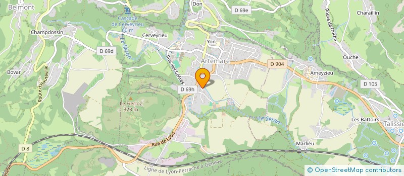 localisation de l'entreprise BANCELIN MACONNERIE  ARTEMARE