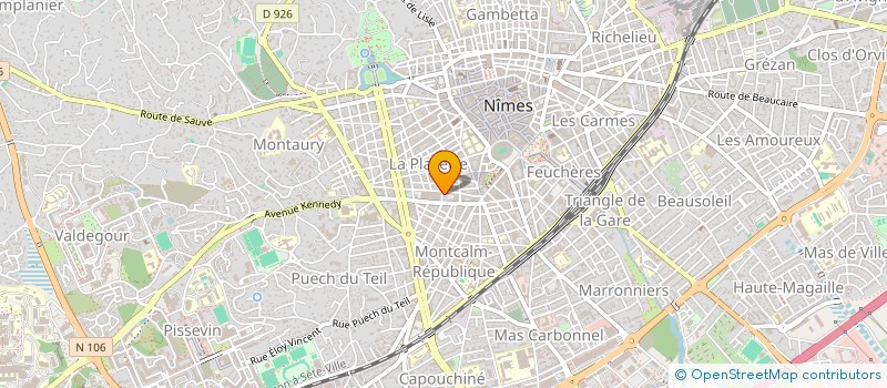 localisation de l'entreprise BANCHA  NIMES