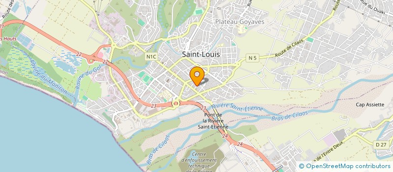 localisation de l'entreprise BANCILHON  SAINT-LOUIS