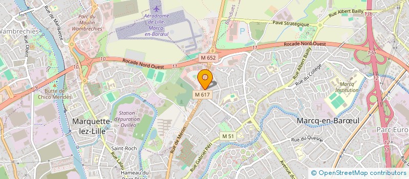 localisation de l'entreprise BANCKAERT LMNP à MARCQ-EN-BARŒUL