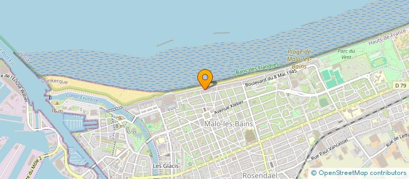 localisation de l'entreprise BANCS DE FLANDRE à DUNKERQUE