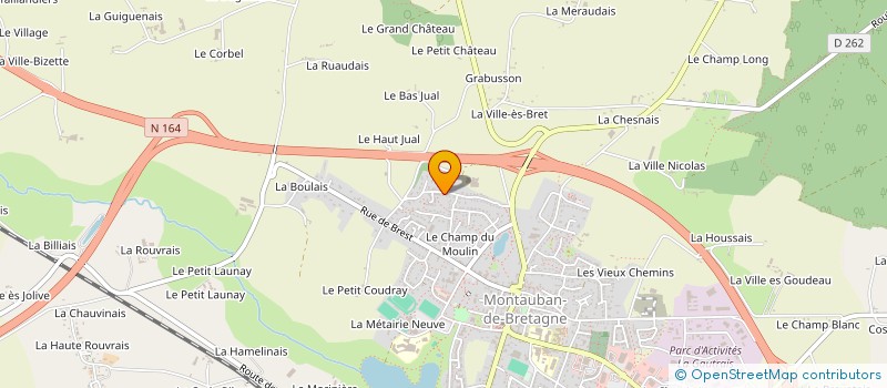 localisation de l'entreprise BAND OF STRIVERS  MONTAUBAN-DE-BRETAGNE