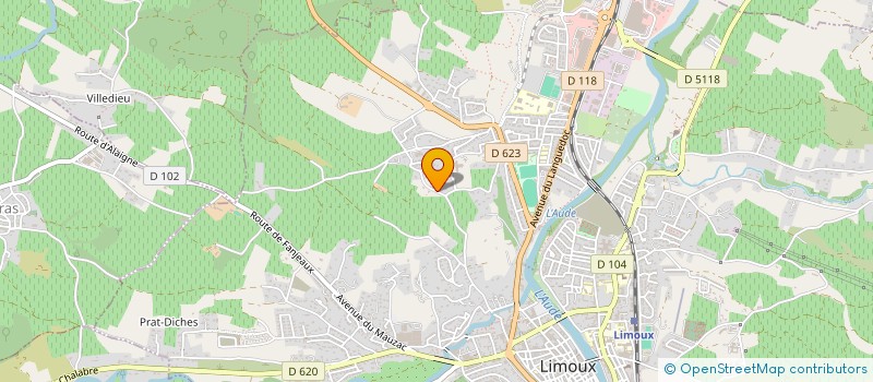 localisation de l'entreprise BANDA DE LIMOS  LIMOUX