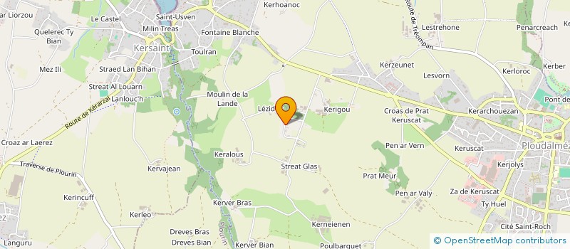 localisation de l'entreprise BANDA FAMILIAR PRODUCTION  PLOUDALMEZEAU