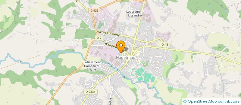 localisation de l'entreprise BANDA LES BIBERONS  HAGETMAU