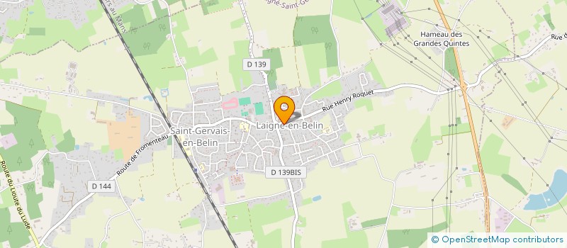 localisation de l'entreprise BANDALAC  LAIGNE-EN-BELIN