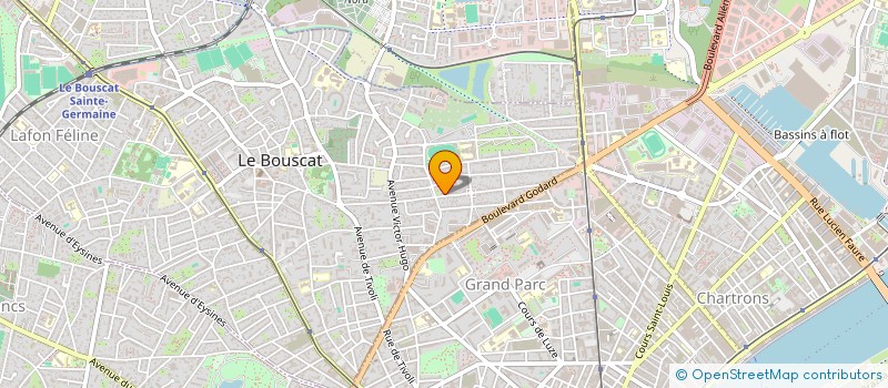 localisation de l'entreprise BANDAS FREDERIC ET CHRISTELLE  LE BOUSCAT