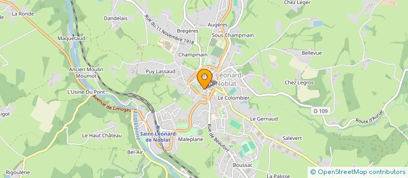 localisation de l'entreprise BANDE DE BULLES à SAINT-LEONARD-DE-NOBLAT