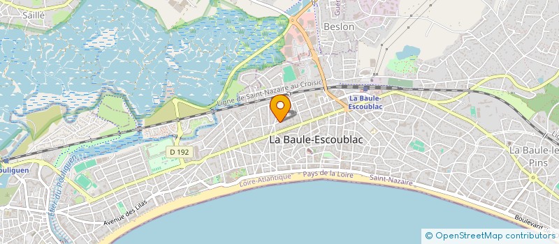 localisation de l'entreprise BANDE DE CONSCIENCE à LA BAULE-ESCOUBLAC