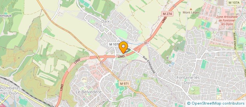 localisation de l'entreprise BANDE DE FILMS  DAIX