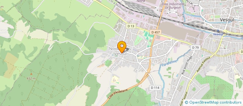 localisation de l'entreprise BANDE DE GOSSES !  NOIDANS-LES-VESOUL