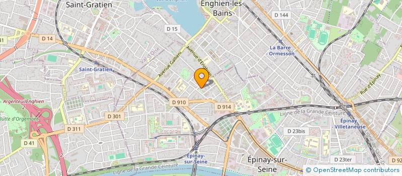 localisation de l'entreprise BANDE DECIDEE ( BD )  EPINAY-SUR-SEINE