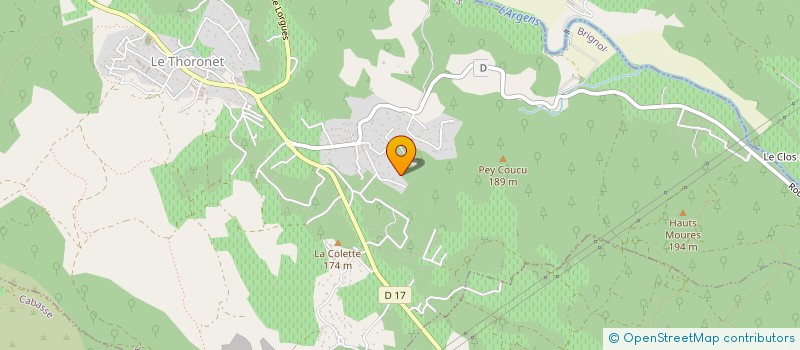 localisation de l'entreprise BANDE ORGANISEE DES DESCENDANTS GABORIAUD  LE THORONET