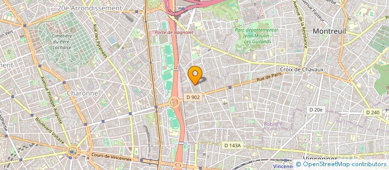 localisation de l'entreprise BANDE PASSANTE  PARIS