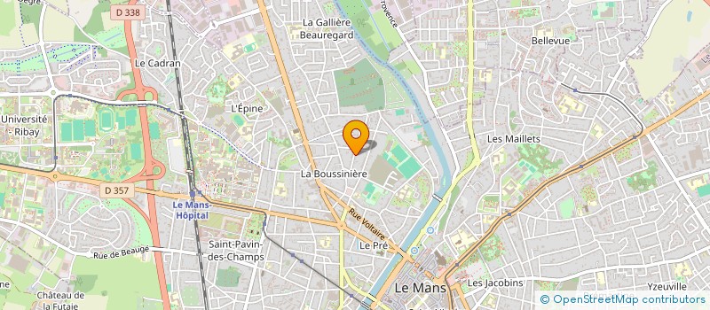 localisation de l'entreprise BANDE PASSANTE  LE MANS