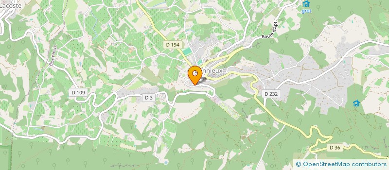 localisation de l'entreprise BANDELOU  BONNIEUX